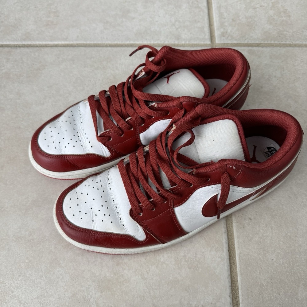 Nike Air Jordan 1 Low SE Dune Red FJ3459-160 Men's Size 10.5